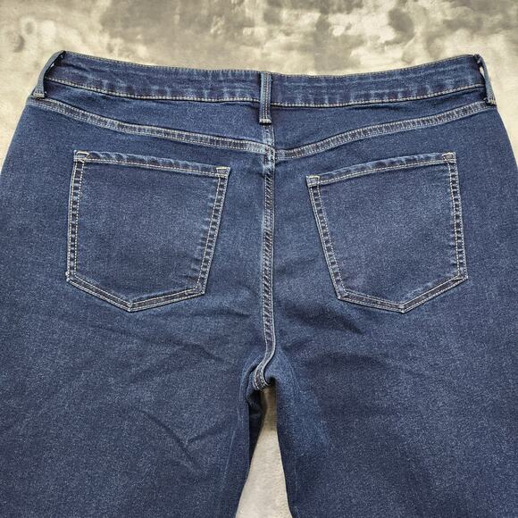 No Boundaries Jeans Womens 20 Blue Dark Wash High Rise Bootcut Stretch Casual - Picture 4 of 12